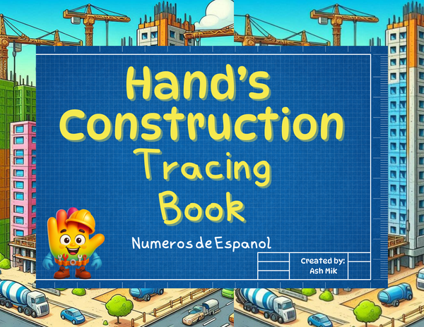 Hand's Construction Tracing Book: Numeros de Espanol