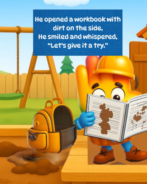 Hand Digs In: Gets His First Bad Grade