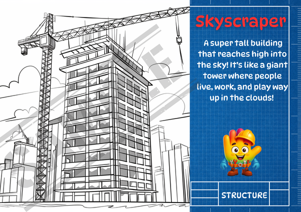 Hands Under Construction: Coloring Book