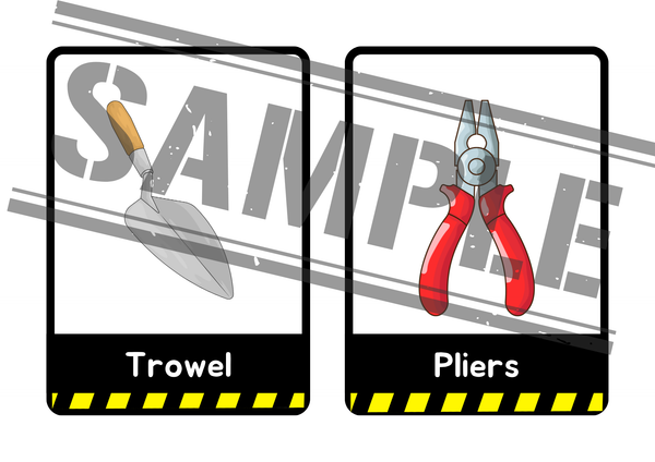 Hand's Construction Flash Cards