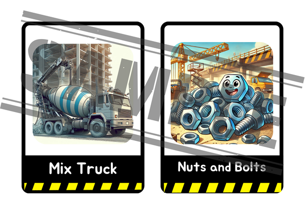 Hand's Construction Flash Cards